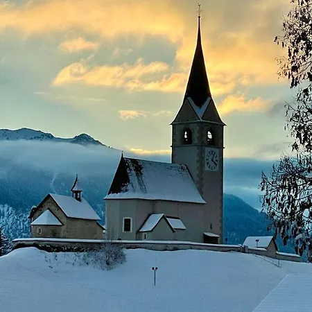 Sonnige Panorama Aussicht Bei Davos Lenzerheide *