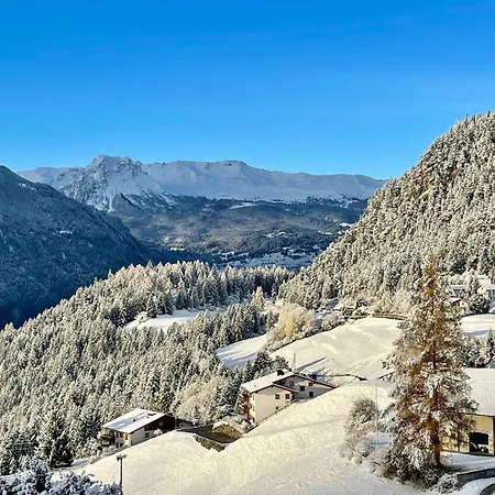 Sonnige Panorama Aussicht Bei Davos Lenzerheide Apartment Schmitten (Grisons)