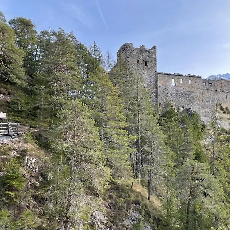 Sonnige Panorama Aussicht Bei Davos Lenzerheide Schmitten (Grisons)