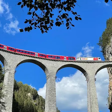 דירה Sonnige Panorama Aussicht Bei Davos Lenzerheide *
